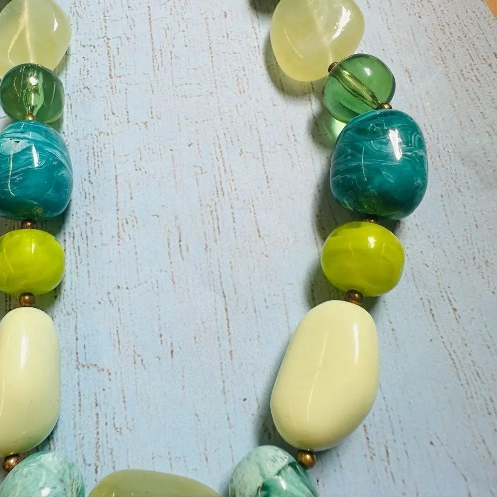 Green Beaded Necklace Bundle‎